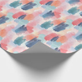Watercolor Boho Kwastmarkeringen Cadeaupapier (Hoek)