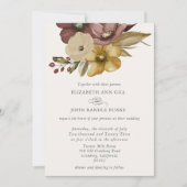 Watercolor Boho Neutral Wedding  Kaart (Voorkant)