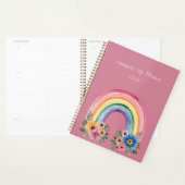 Watercolor Boho Rainbow Planner (Display)