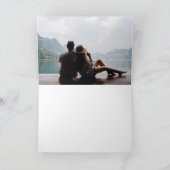 Watercolor Boho Rose & Neutral Thank You Card Bedankkaart (Binnen)