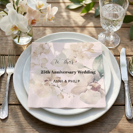   Watercolor  boho  succulent vintage floral Servet