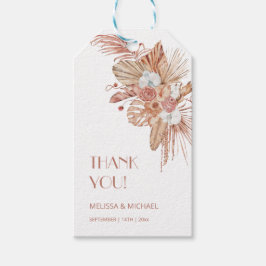 Watercolor Boho Wedding Thank You Cadeaulabel
