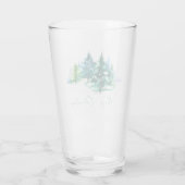 Watercolor bomen glas (Achterkant)