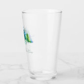 Watercolor bomen glas (Links)