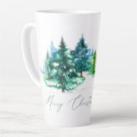 Watercolor bomen 