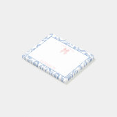 Watercolor Boog Bloemige Kinderen Gepersonaliseerd Post-it® Notes (Schuin)