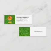 Watercolor Boom | Gras Mini Visitekaartje (Voorkant / Achterkant)