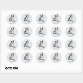 Watercolor Border Collie Sticker (Vel)