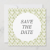 Watercolor Bos Huwelijk  Save The Date (Voorkant)