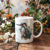 Watercolor Bos Specht Koffiemok