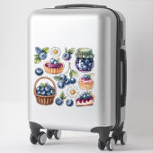 Watercolor Bosbes Behandelingen Sticker Pack Geïso (Koffer)