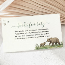 Watercolor bosboeken voor baby baby shower