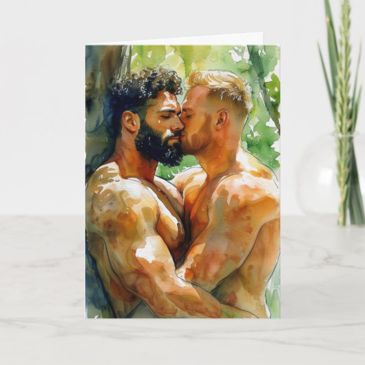 Watercolor Bosom van het Woud Kaart (Voorkant)