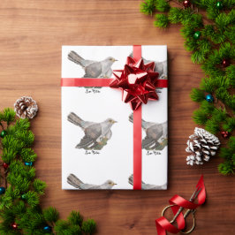 Watercolor bosvogels cadeaupapier