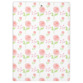 Watercolor Botanical  Floral Pattern Planner Klembord (Achterkant)