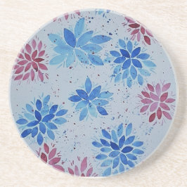 Watercolor Botanical Garden Floral Coaster Zandsteen Onderzetter