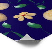 Watercolor Botanical Seamless Pattern   Poster (Hoek)