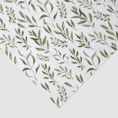 Watercolor botanisch blad groen tissuepapier (Detail)