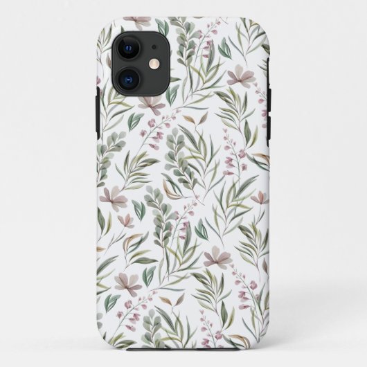 Watercolor Botanisch Case-Mate iPhone Case (Achterkant)