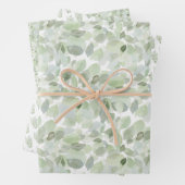 Watercolor Botanisch Inpakpapier Vel (In situ)