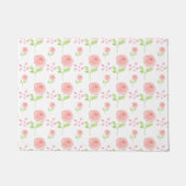 Watercolor Botanische Bloem Patroon Planner Deurmat (Voorkant)