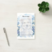 Watercolor Botanische Bloemige Hond Portret Post-it® Notes (Kantoor)