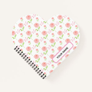 Watercolor Botanische Bloemmotief Planner Notitieboek