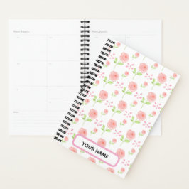 Watercolor Botanische  Bloempatroon Planner
