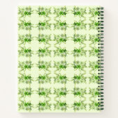 Watercolor Botanische Naam Notitieboek (Achterkant)