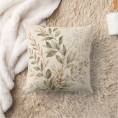 Watercolor botanische takken decoratieve kussen (Deken)