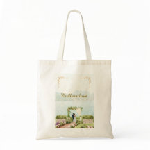 Watercolor Botanische Trouw Tote Tas – Elegant