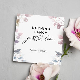 Watercolor Botanische Trouwkaart Elopement Kaarten