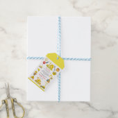 Watercolor Bouw 2e Verjaardag  Cadeaulabel (Met Touw)