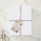 Watercolor Bouw Verjaardagsfeestje Cadeaulabel (Met Touw)