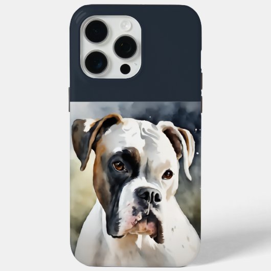 Watercolor Boxer Hond Case-Mate iPhone Case (Achterkant)