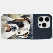Watercolor Boxer Hond Case-Mate iPhone Case (Achterkant (horizontaal))