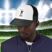 Watercolor Boxer Papa Brown Personalize Trucker Pet