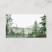 Watercolor Boy Adventure Begin baby shower luier Informatiekaartje (Achterkant)