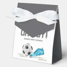 Watercolor Boy All Star Soccer Sport Baby Shower  Bedankdoosjes