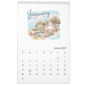Watercolor Bright & Cheerful 2026 Planner Kalender (Jan 2027)