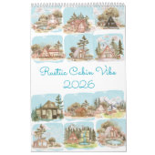 Watercolor Bright & Cheerful 2026 Planner Kalender (Hoes)