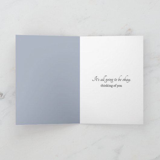 Watercolor Broken Apple Tree  Kaart (Binnen)