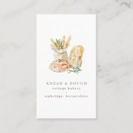 Watercolor Brood Cottage Bakkerij Visitekaartje
