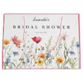 Watercolor Bruidsboeket Bruiloft Groot Cadeauzakje (Voorkant)