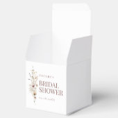 Watercolor Bruidsshower Wilde Bloemen Vierkant Bedankdoosjes (Geopend)