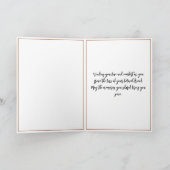 Watercolor Bruine & Witte Pootafdruk Huisdier Cond Kaart (Binnen)