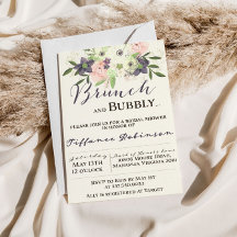 Watercolor Brunch & Bubbly Bruidsfeest
