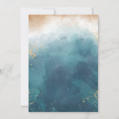 Watercolor Brunch & Sushi Bruidsborrel Kaart (Achterkant)