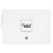 Watercolor Brush Stroke Flower Girl Proposal (Achterkant Horizontaal)