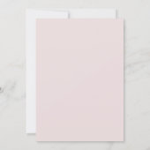 Watercolor Bunny and Pink Flowers Sweet 16 Party Kaart (Achterkant)